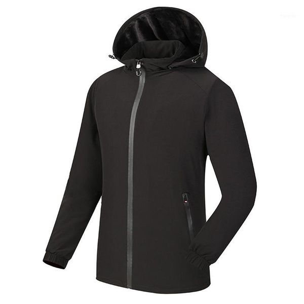 

hoodies men loose jacket warm zipper sportswear autumn winter ball tactical mountaineering clothing direct sales men jackets 5xl1, Black;brown