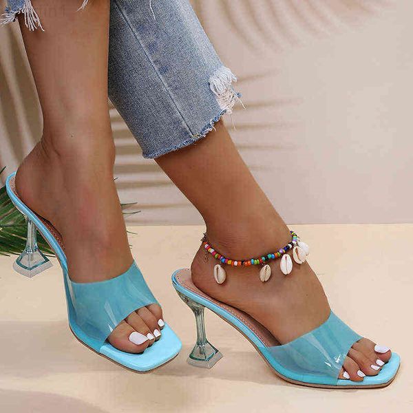 

women's slipperslarge shoes summer thin heels fashion sandals slippers large, Black