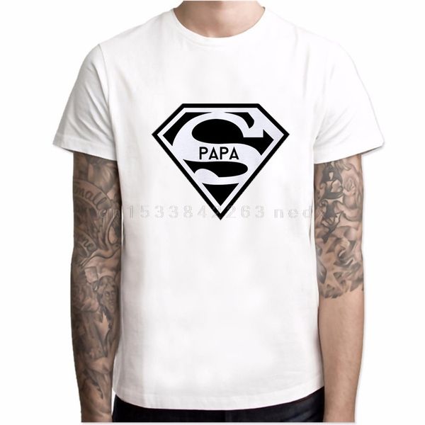 

2020 super papa fathers day gift dads funny dad men summer casual hipster slogan homme hoodie designers t shirts sweatshirt