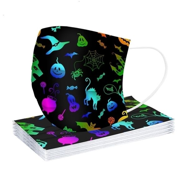 

masks l3 5pc disposable child print kids halloween layers for mascarillas protective mouth covering masques ooutlet3as0