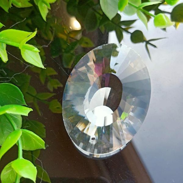 

k9 50mm clear bird's nest glass crystal pendants suncatcher chandelier crystals prisms hanging ornament decoration accessories h wmtafd