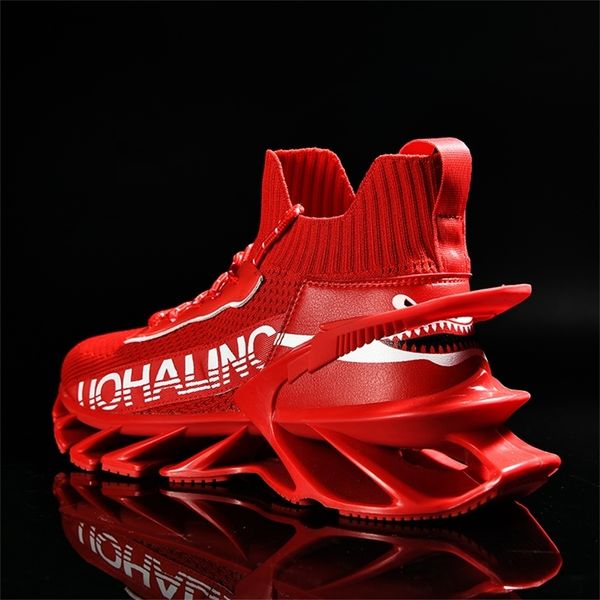 

fashion shark men running shoes outdoor blade men's sneakers lace up sports man shoes cushioning mans jogging trainers walking