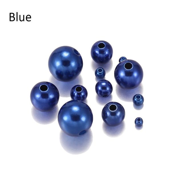 

360pcs/lot multi size acryl with hole round imitation pearl loose beads for bracelet diy jewelry making handmade bbytjn