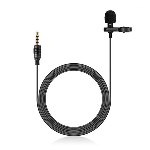 

lavalier mini microphone lapel clip-on condenser mic 3.5mm trrs plug for video music interview recording pgraphy1
