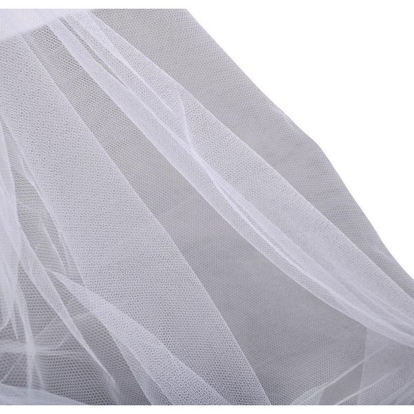 

white 4 corner post bed canopy mosquito net full queen king size wmtcop hx_pack