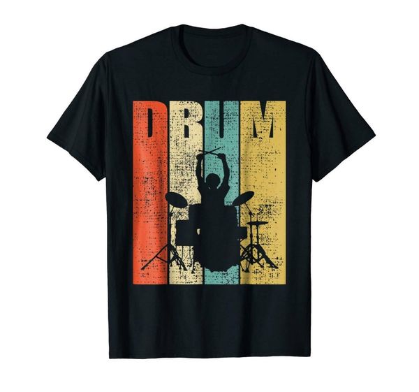 

ударник retro vintage смешной черный t-shirt s-3xl мужчины футболка summer casual с коротким рукавом топы тройника рубашки спорта с капюшоно