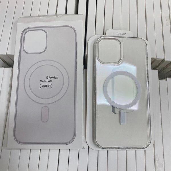 

original oem quality mgnetic case for iphone 12 magsafe charger protective case for iphone 12 pro max 12 mini wireless charger clear case