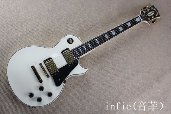 

new style lp custom ebony fingerboard electric guitar gold hardware in stock