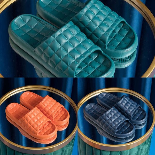 

kfn new men women sandals shoes alligator slipper slide summer women wide flat slippery sandals slipper flip flop slippers, Black