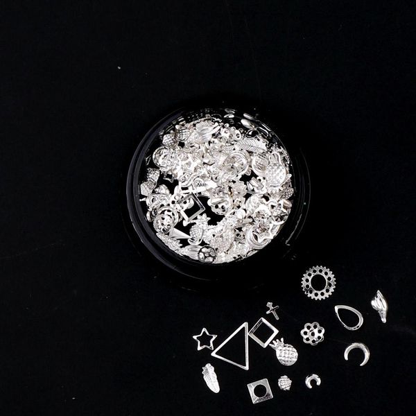 

1 бутылка metal star moon drill shell shell ажурные circle gold для uv эпоксидной смолы прессформы украшения sqctdo bdefashion, Black