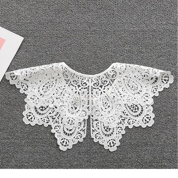 

women lace fake collar doll collar detachable shirt collar false blouse women clothes accessories jllpxk, Blue;red