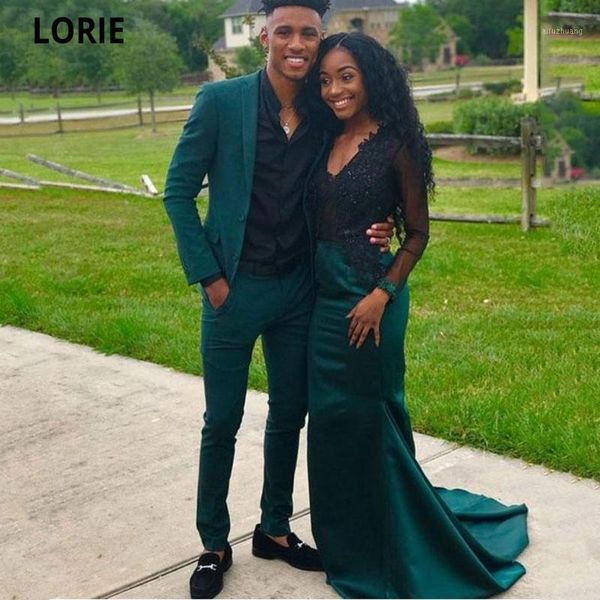 

lorie green prom men suits for wedding suits man blazers jacket groom tuxedos coat +pants slim fit costume homme terno masculin1, White;black