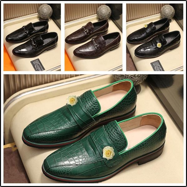 

bs new men dress shoes formal shoe men's handmade business shoes wedding shoes big size genuine leather lace-up male 11, Black