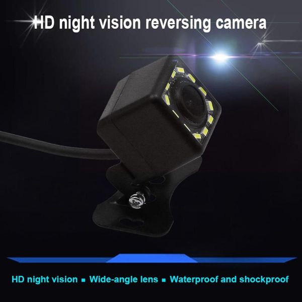 

8 led ir night visions car rear view camera wide angle hd color image waterproof universal backup reverse parking camera
