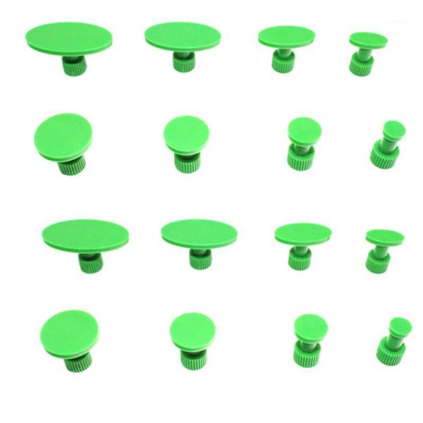 

green smooth surface glue tabs for car dent puller system car hail dent repair tools set pdr tabs1