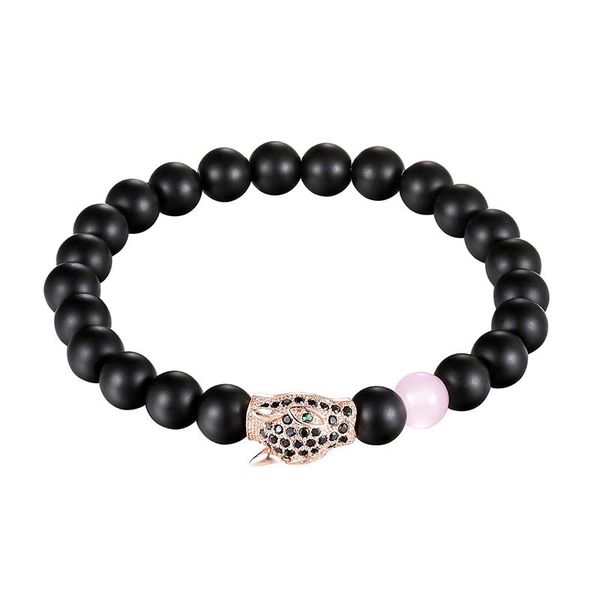 

livvy 2018 trendy classic natural bead bracelet men's charming lucky leopard bracelet men's beaded bracelet as521 bbypfx alice_bag