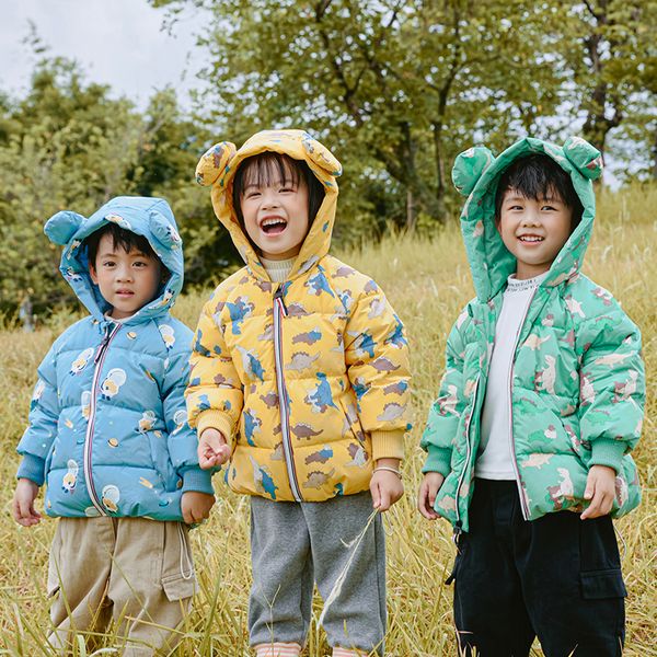 

m890 детская куртка 2020 новый стиль внешней белая утка вниз мальчиков и девочек ребенка суперплотной зимнее пальто 9vip, Blue;gray