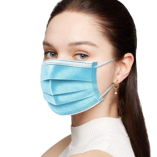 

face factory disposable mask supply 3ply with elastic earloop