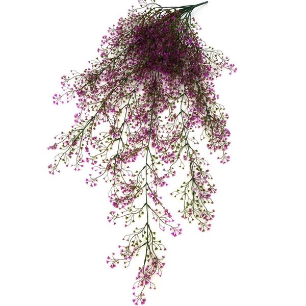 

113cm artificial fake silk flower vine hanging garland home garden wedding decor simulation of the golden bell wall decor