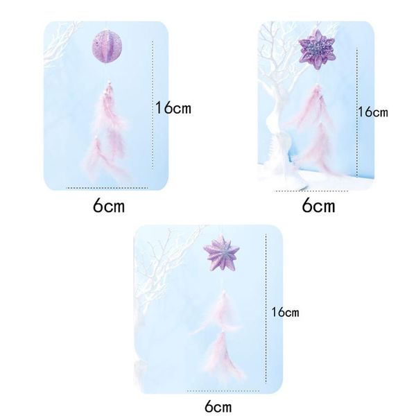 

3шт набор пены перо снежинка рождественская елка подвеска висячие украшения декор красивые рождественские кулон 3шт набор пены sqcrfo ppshop