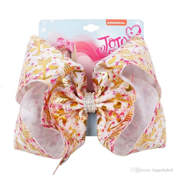 

factoryaccessories with girls 8 for inch jojo clip siwa hair bows arrow heart printed barrettes