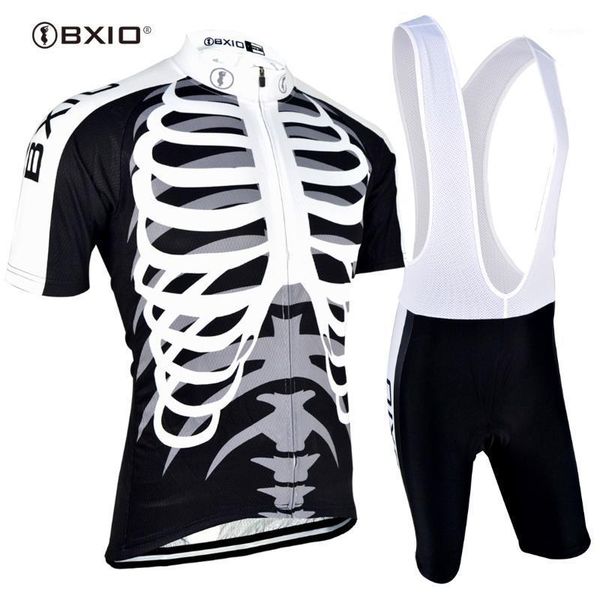 

bxio cycling jersey set bicicleta mountain bike summer short sleeves bike dress skinsuit mallot ciclismo bx-0209h0421, Black;blue