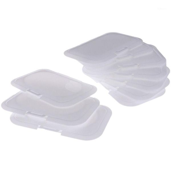 

tissue boxes & napkins 10pcs reusable baby wipes lid wet cover tissues box paper lid1
