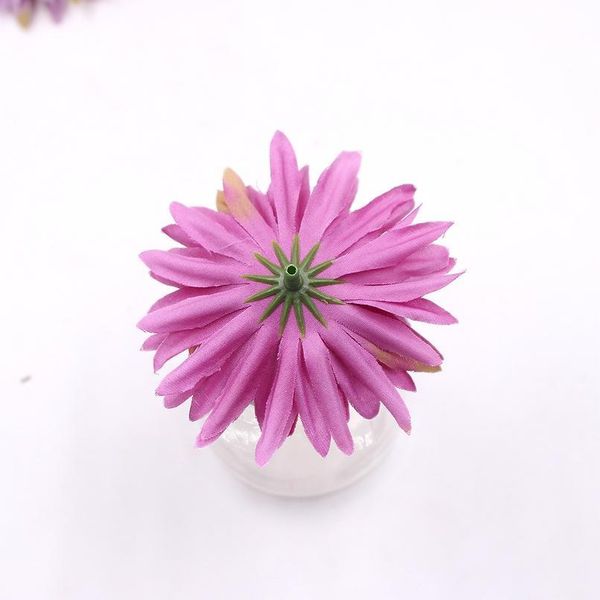

10pcs/lot 7cm silk chrysanthemum artificial flowers head diy wreath gift box craft fake flower for wedding home party de bbywxw
