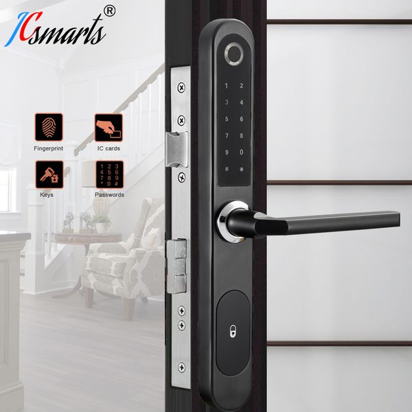 

jcsmarts european style cerradura inteligente fingerprint door lock fechadura eletronica digital code lock for aluminum door