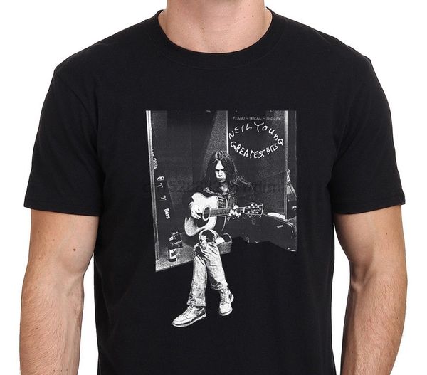 

2018 neil young greatest hits mens t-shirt black size s-to-xxl brand clothing hip-hop sport hooded sweatshirt hoodie