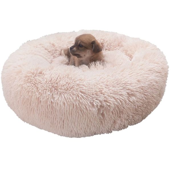 Papipet Inverno caldo rotondo Letto per cani Lettino per dormire Tappetino per cuccioli Cuccia lunga per gatti in peluche Regali di Natale Forniture per animali domestici 201201