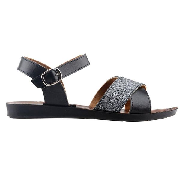 

ayakland jsm-58255 daily arched ladies sandals slippers, Black