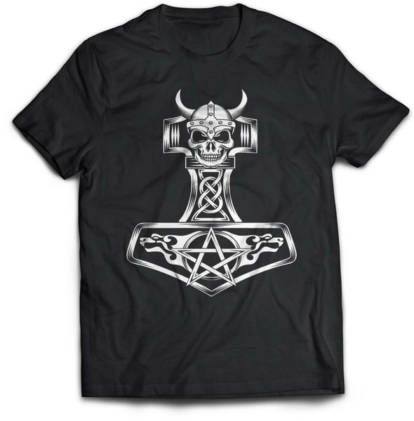 

thors hammer viking t shirt mjollnir norsemen odin new arrival brand-clothing fashion graphic t shirts sport hooded sweatshirt hoodie