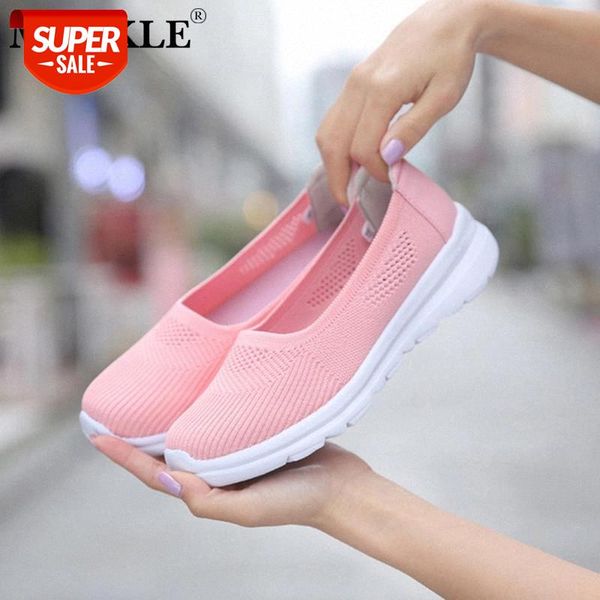 

MCCKLE Women Flats Casual Sneakers Breathable Ladies Mesh Slip On Women Vulcanized Shoes Walking Loafers Comfort Woman Footwear #lr5I
