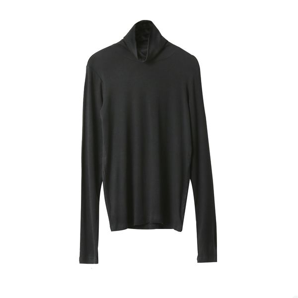 

2021 new spring all-match modal autumn and winter female base shirt half turtleneck sleeve 75jv, White