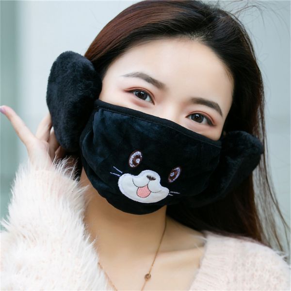 

designer winter warm breathe valve factory ear muffs outdoor cotton full face reusable washable coldproof mask 3 rorah