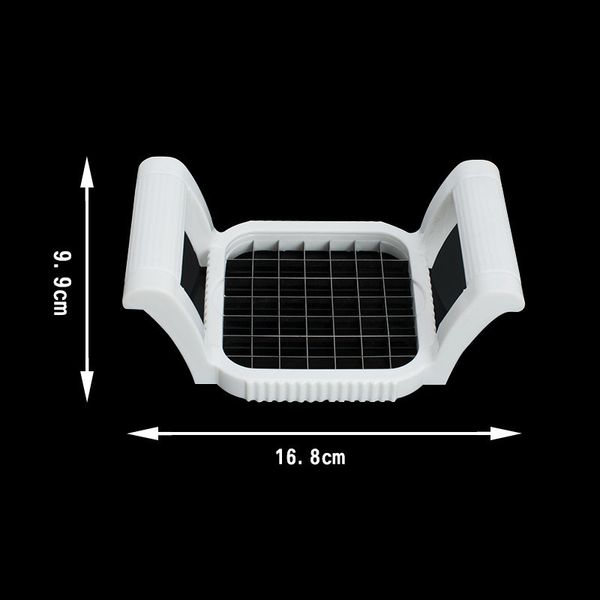 

a-new design stainless steel french fry cutter great kitchen tools manual potato shredder multifunction vegetable fruit slicer