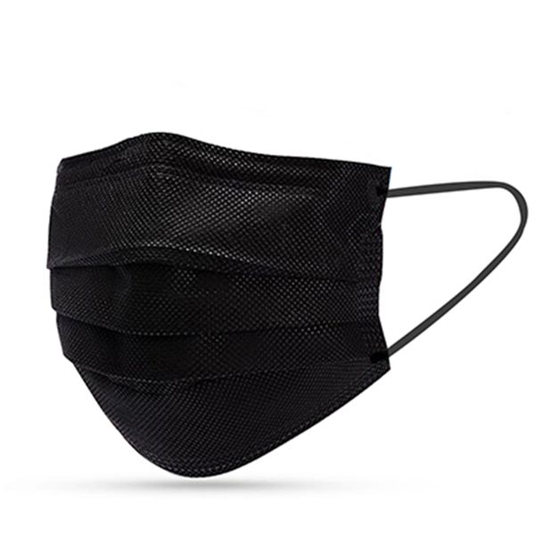 

mask fast delivery disposable black pink face blue colors 3-layers fabric protective mouth face g69b