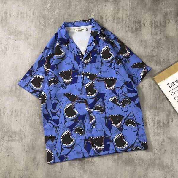 

luxury casual printed short sleeve shirt men street 2020 hawaii beach women fashion short sleeve shirts harujuku 3d print1, White;black