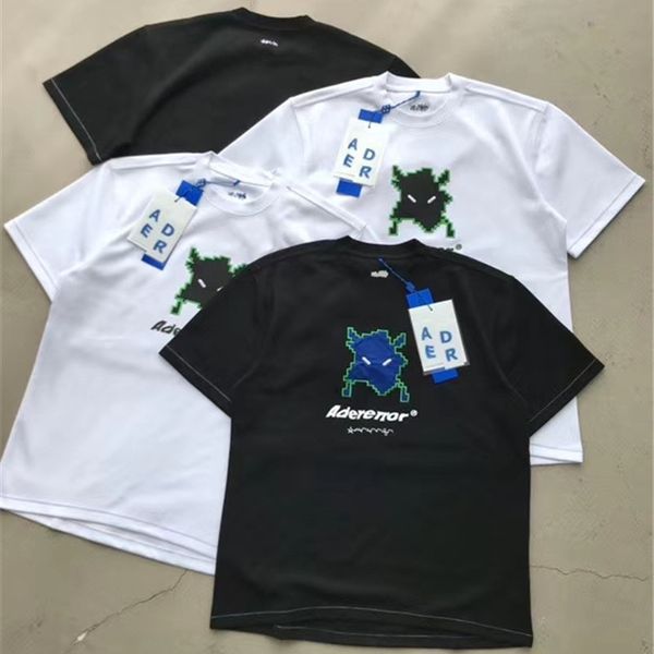 

2021 new high street little monster embroidery ader error t shirt summer couple casual loose cotton adererror t-shirt mc4f, White;black