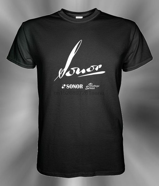 

sonor vintage series logo размер m l xl 2xl 3xl удобная повседневная с коротким рукавом печати тройники дешевые оптовая спорт толстовка толс