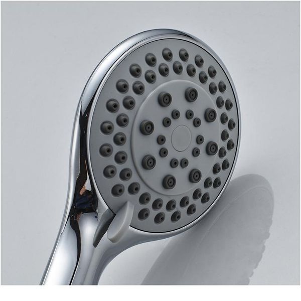

shower head abs chrome bathroom bath shower water saving high pressure round shape hand show jllmdp