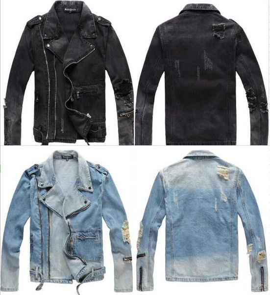 

mens jacket coat men women denim coat jacket mens clothing size m-4xl, Black;brown