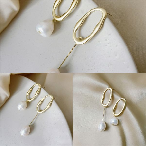 

zbkk sell styles creative ear studs fashion snowflake beer crystal pearl pearl ear studs new rhinestone earrings jewelry earring, Golden