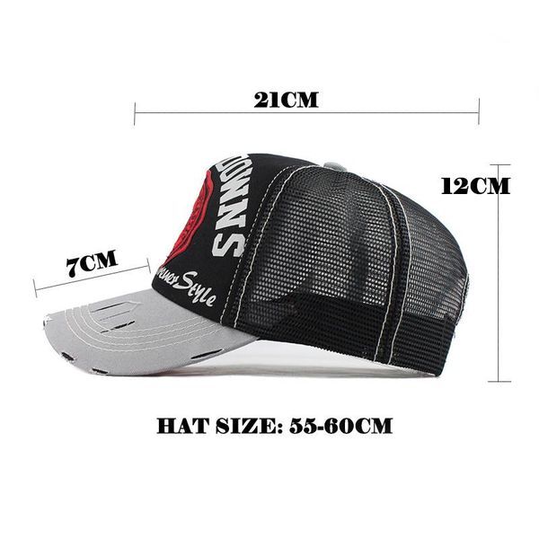 

flb] wholesale baseball cap summer snapback hats casquette embroidery letter cap bone girl hats for women men trucker cap f247 jllvds, Black;white