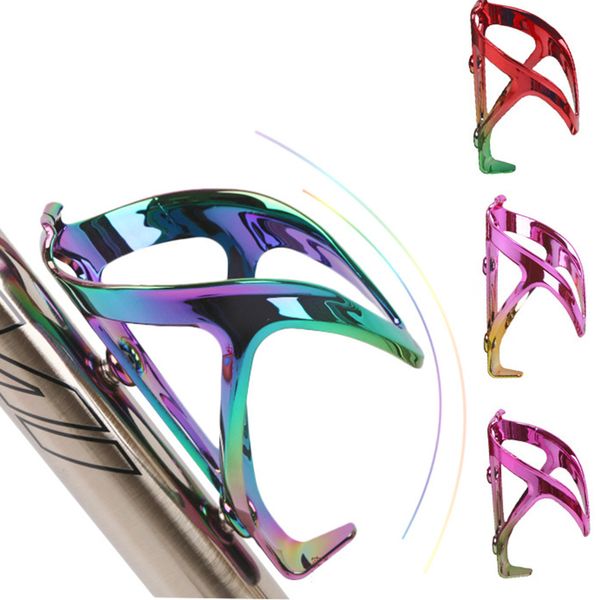 

5 color bicycle bottle cage electroplating ultra light bicycle bottle cage support