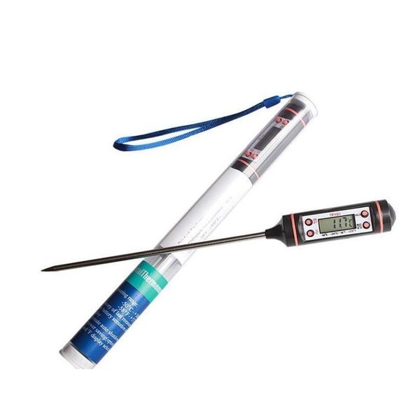 

200pcs/lot digital bbq thermometer cooking food probe meat thermometer kitchen instant digital temperature read food probe fast n33rg