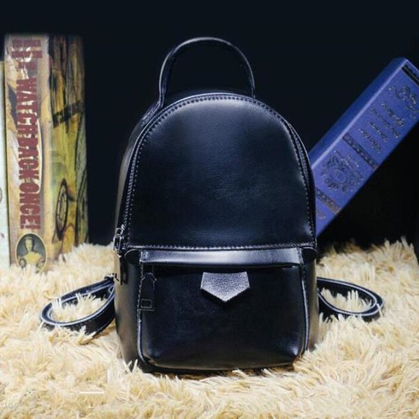 

2017 pu fashionback women pack shoulder bag handbag presbyopic mini backpack messenger bag mobile phonen purse m40019