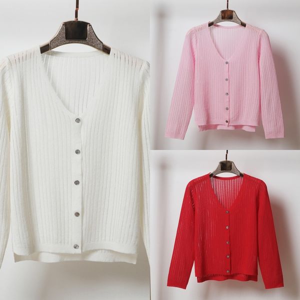 

qmhqn wear ice silk conditionercoat air jacketair sunscreen hollow wearsummer sweatercardiganwomen's conditioner conditionerand thin, White;black