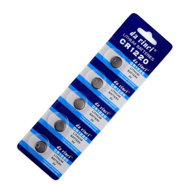 

5 шт. / упаковка cr1220 кнопка батареи dl1220 br1220 lm1220 монета литиевая батарея 3v cr 1220 для часов электронной игрушки удаленный wmtmq, Bronze;slivery